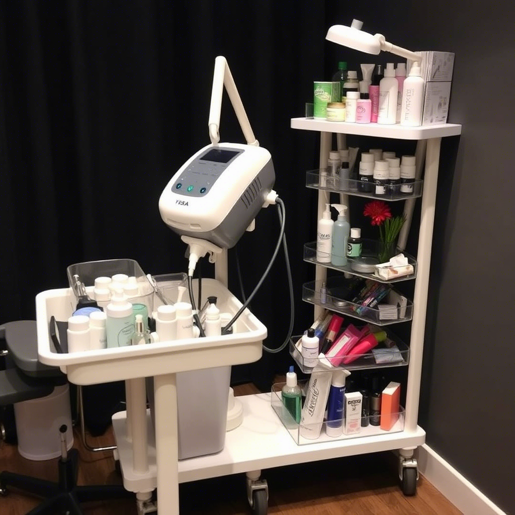 Machine Trolleys Organizing Your Beauty And Therapy Equipment Efficiently