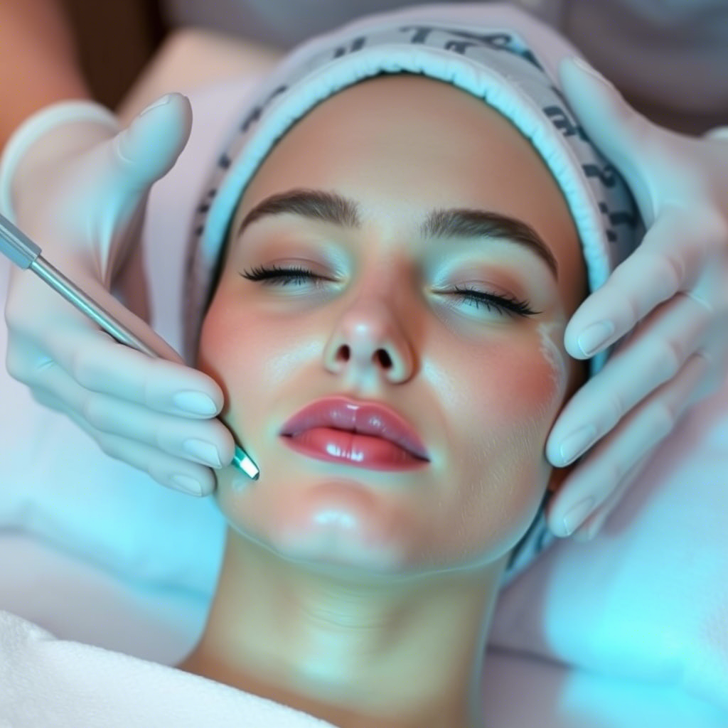 Facial rejuvenation with Hifu ultrasound therapy for smoother youthful skin