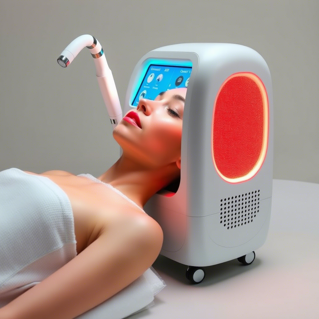 RF machine for facial rejuvenation and skin tightening treatment