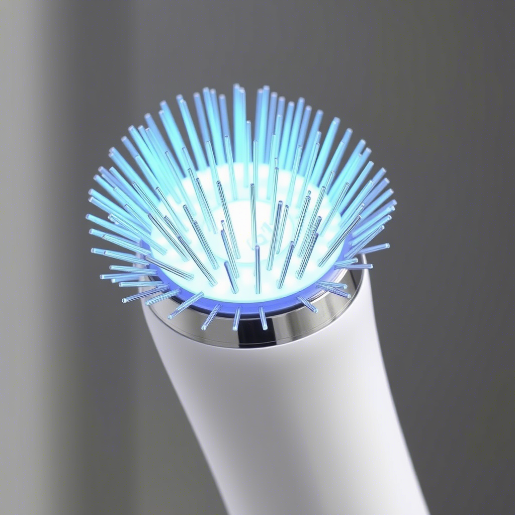 RF microneedling device with multiple tiny needles for skin tightening